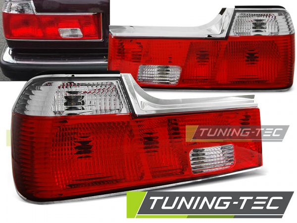 Upgrade Design Rückleuchten für BMW 7er E32 06.86-04.94 rot/weiß